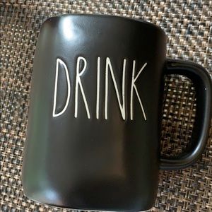Rae Dunn rare NWOT black mug